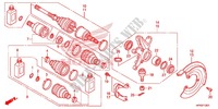 ARTICULACION DELANTERA (4WD) para Honda FOURTRAX 420 RANCHER 4X4 Electric Shift 2013