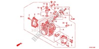 CUERPO MARIPOSA GASES para Honda FOURTRAX 420 RANCHER 4X4 Electric Shift RED 2013