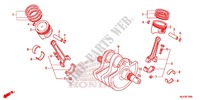 CIGUENAL/PISTON para Honda SHADOW VT 750 SPIRIT S 2013