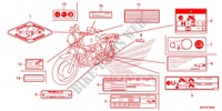 ETIQUETA DE PRECAUCION(1) para Honda CB 1100 ABS NOIRE 2014