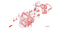 FARO DELANTERO (1) para Honda CB 600 F HORNET ABS 34HP 2010