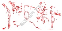 PALANCA DE MANIJA/INTERRUPTOR/CABLE(1) para Honda CRF 250 R 2011