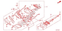 LUZ DE COMBINACION TRAS. (NSC502WH/T2) para Honda VISION 50 R 2013
