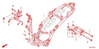 CUERPO DE BASTIDOR (NSC502WH/T2) para Honda VISION 50 R HRC TRICOLOR 2014