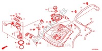 TANQUE DE COMBUSTIBLE para Honda SH 125 ABS D TOP CASE 2014