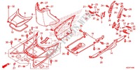 PASO DE PISO/CUBIERTA INFERIOR para Honda SH 150 ABS D SPECIAL 3ED 2014