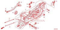 CARTER IZQUIERDO para Honda SH 150 ABS SPORTY SPECIAL 3ED 2014