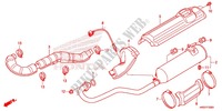 SILENCIADOR DE ESCAPE(2) para Honda FOURTRAX 420 RANCHER 4X4 DCT 2015