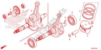 CIGUENAL/PISTON para Honda FOURTRAX 420 RANCHER 4X4 Manual Shift RED 2014
