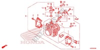 CUERPO MARIPOSA GASES para Honda FOURTRAX 420 RANCHER 4X4 Manual Shift RED 2014