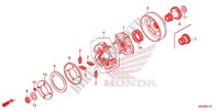 EMBRAGUE DE ARRANQUE  para Honda FOURTRAX 420 RANCHER 4X4 Manual Shift RED 2014