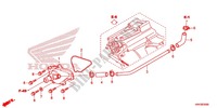 CUBIERTA DE BOMBA DE AGUA para Honda FOURTRAX 500 FOREMAN 4X4 Electric Shift, Power Steering Red 2014