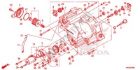 CUBIERTA DE CARTER DEL. para Honda FOURTRAX 500 FOREMAN 4X4 Electric Shift, Power Steering Red 2014