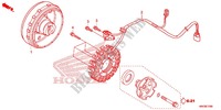 CUBIERTA DE CARTER IZQ./ GENERADOR(2) para Honda FOURTRAX 500 FOREMAN 4X4 Electric Shift, Power Steering Red 2014