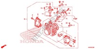 CUERPO MARIPOSA GASES para Honda FOURTRAX 500 FOREMAN 4X4 Power Steering, CAMO 2014