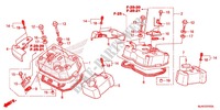 CUBIERTA CULATA CILINDRO para Honda SHADOW VT 750 SPIRIT S 2014