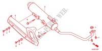 SILENCIADOR DE ESCAPE(2) para Honda PCX 125 2012