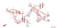 SOPORTE PRINCIPAL/PEDAL DE FRENO para Honda PCX 125 2012