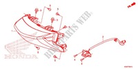 GUARDABARROS TRASERA para Honda PCX 125 SPECIAL EDITION 2015
