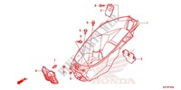 CUBIERTA DE CUERPO/CAJA DE EQUIPAJE/ TRANSPORTADOR DE EQUIPAJE para Honda PCX 150 2012