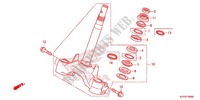 VASTAGO DE DIRECCION/PUENTE SUPERIOR para Honda PCX 150 2012