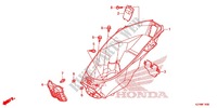 CUBIERTA DE CUERPO/CAJA DE EQUIPAJE/ TRANSPORTADOR DE EQUIPAJE para Honda PCX 150 2014