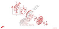 SUPERFICIE DE IMPULSION/ VASTAGO ARRANCADOR PIE para Honda PCX 150 2015 2016