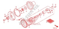 CARTER DE MOTOR/BOMBA DE ACEITE para Honda XR 125, Kick starter only -2DK- 2012