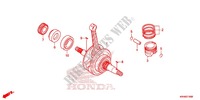 CIGUENAL/PISTON para Honda XR 125 L Electric start + Kick start 2012
