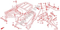 GUARDABARROS TRASERA (XR125LEK/LK) para Honda XR 125 L Electric start + Kick start 2012