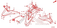 GUARDABARROS TRASERA para Honda FORZA 125 ABS 2015