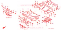 ASIENTO/TRANSPORTADOR para Honda TRX 300 FOURTRAX 4X4 1988