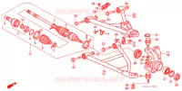 CHARNELA/BRAZO DELANTERO  para Honda TRX 300 FOURTRAX 4X4 1988
