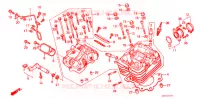 CILINDRO/CULATA DE CILINDRO para Honda TRX 300 FOURTRAX 4X4 1988