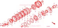 EMBRAGUE para Honda TRX 300 FOURTRAX 4X4 1988