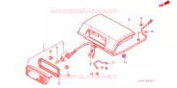 LUZ TRASERA(2) para Honda TRX 300 FOURTRAX 4X4 1988
