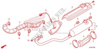 SILENCIADOR DE ESCAPE(2) para Honda FOURTRAX 500 FOREMAN 4X4 RED 2015