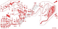 LUZ TRASERA/LUZ DE LICENCIA (VT1300CR/CRA) para Honda VT 1300 STATELINE 2012