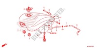 DEPOSITO DE GASOLINA (VT1300CXA) para Honda VT 1300 C FURY ABS RED 2015