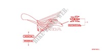 EMBLEMA/FLEJE (VT1300CXA) para Honda VT 1300 C FURY ABS RED 2015