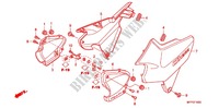 LIMPIADOR DE AIRE/CUBIERTA LATERAL para Honda CB 1300 ABS, TETE DE FOURCHE 2012