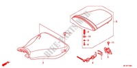 ASIENTO SIMPLE(2) para Honda CBR 600 R ABS BLACK 2012