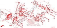 BOMBA DE AGUA/CILINDRO ESCLAVO EMBRAGUE para Honda CROSSRUNNER 800 2015