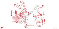 SOPORTE PRINCIPAL/PEDAL DE FRENO para Honda WAVE 110 front brake disk 2012