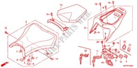 ASIENTO para Honda CBR 1000 RR ABS ROUGE 2012