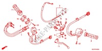 PALANCA DE MANIJA/INTERRUPTOR/CABLE(1) para Honda CBR 1000 RR ABS ROUGE 2012