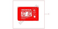MINI RELOJ: 3,5 X 2,3 X 1 CM para Honda SHADOW VT 750 2008