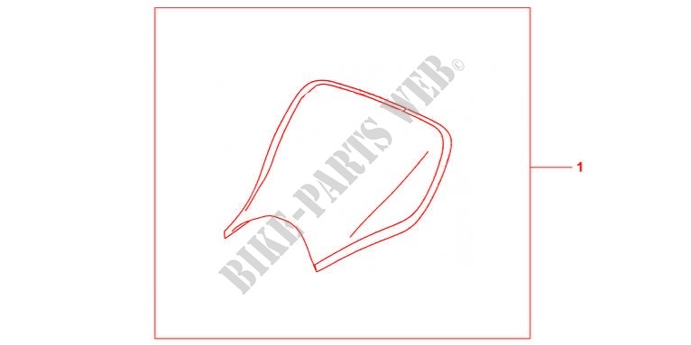 ASIENTO CONFORT para Honda CBR 1000 RR FIREBLADE 2009