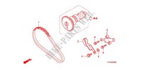 CADENA DE LEVA/TENSIONADOR para Honda FOURTRAX 420 RANCHER 4X4 Manual Shift RED 2010