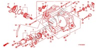 CUBIERTA DE CARTER DEL. para Honda FOURTRAX 420 RANCHER 4X4 Manual Shift RED 2010